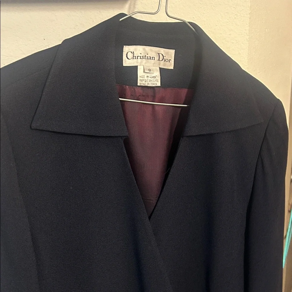 Early 1990s Christian Dior blazer with sleek wrap